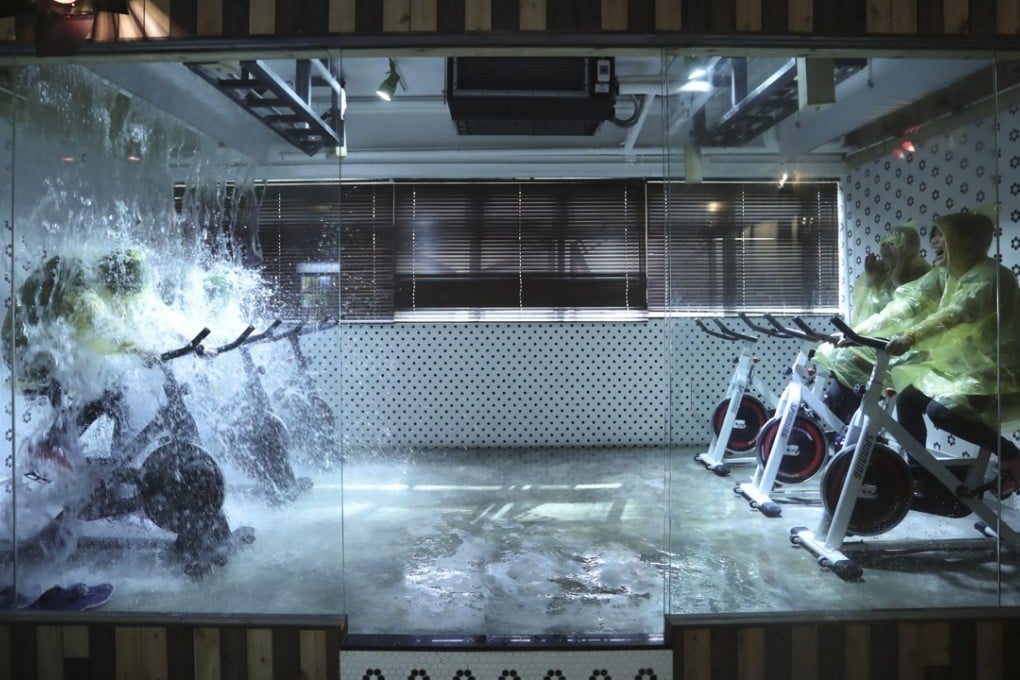 Rain Bike at Best Fantasy in Kwun Tong. Photo: Jonathan Wong