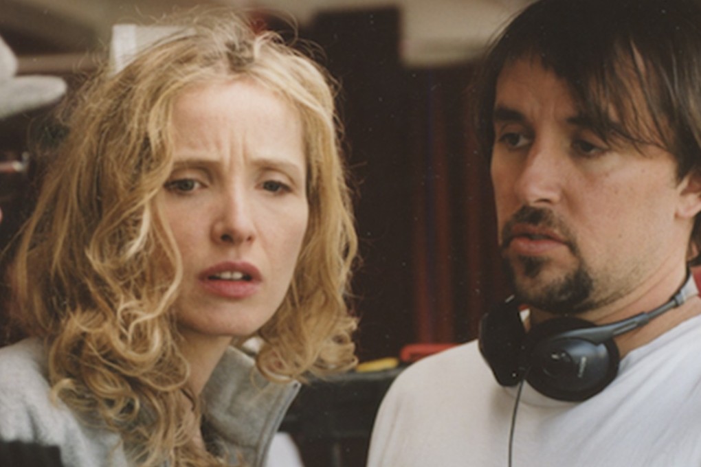 Richard Linklater and Julie Delpy in a still from the documentary film Richard Linklater: Dream Is Destiny.