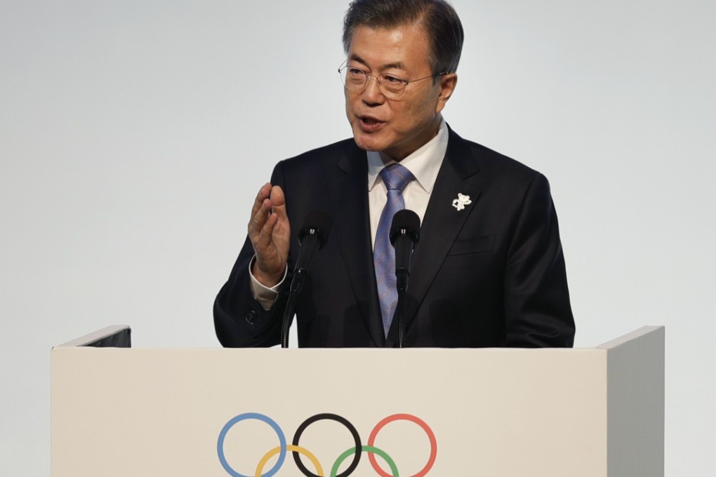 Does South Korean President Moon Jae-in look like a communist? Photo: AP