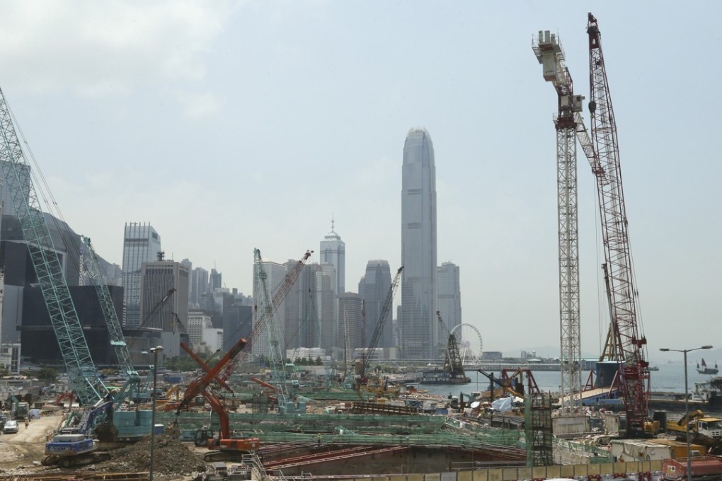 Reclamation area in Wan Chai looking from HKECC, Wan Chai. 11MAY16 SCMP/Felix Wong