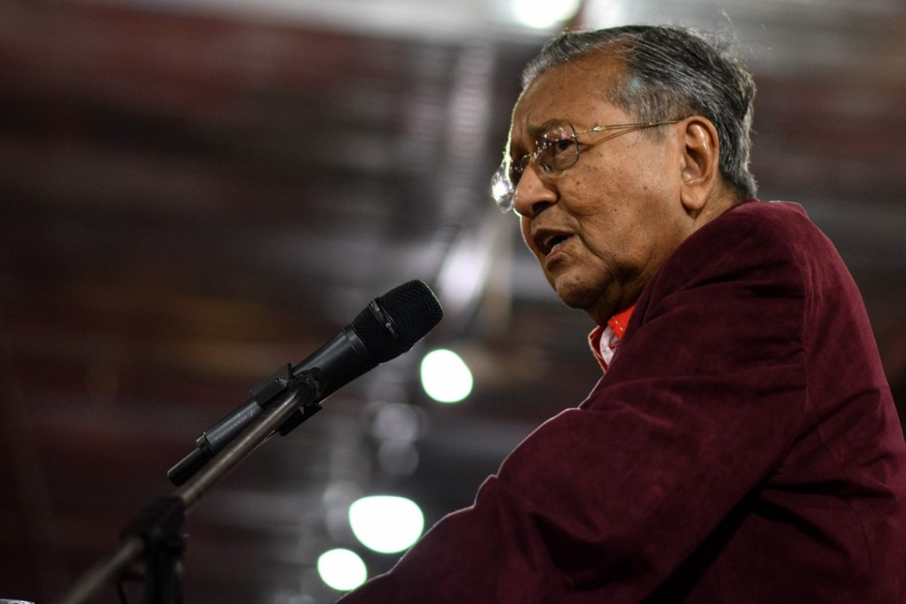 Former Malaysian prime minister and opposition prime ministerial candidate Mahathir Mohamad on January 26. Photo: AFP