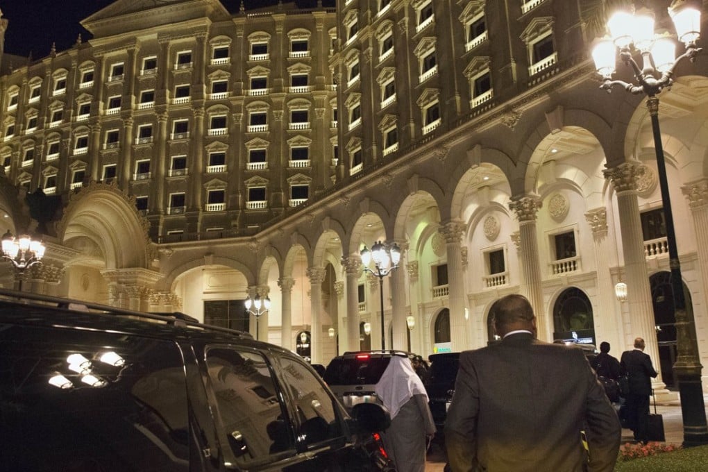 The Ritz-Carlton Hotel in Riyadh, Saudi Arabia. Photo: AP