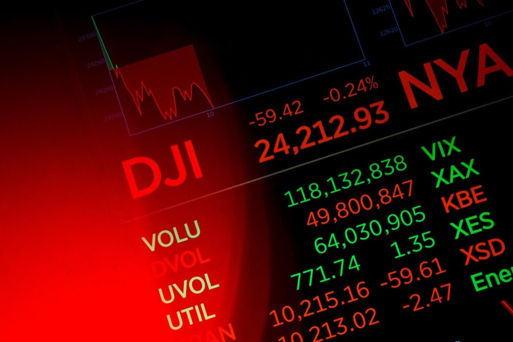 A monitor displays stock ticker information on the floor of the New York Stock Exchange. Photo: Bloomberg