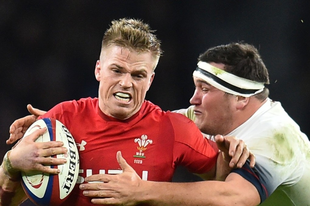 Gareth Anscombe’s disallowed try is the centre of much debate. Photo: AFP