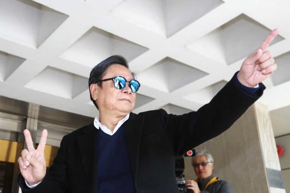 Former lawmaker Wong Yuk-man outside the High Court in Admiralty. Photo: Nora Tam