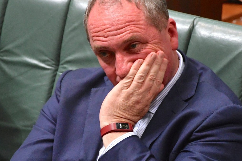 Australian Deputy Prime Minister Barnaby Joyce in the House of Representatives at Parliament House, Canberra. Photo: Reuters