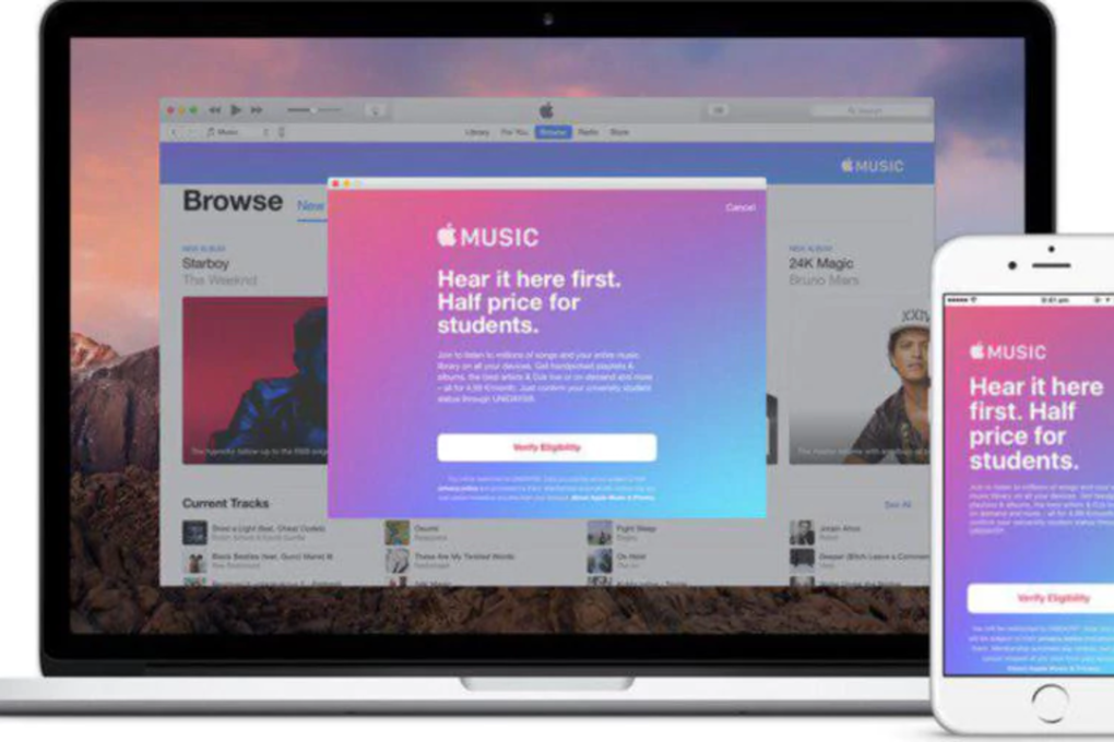 Malaysian university students now have an additional source of music to nod their heads to – Apple Music. Photo: Apple