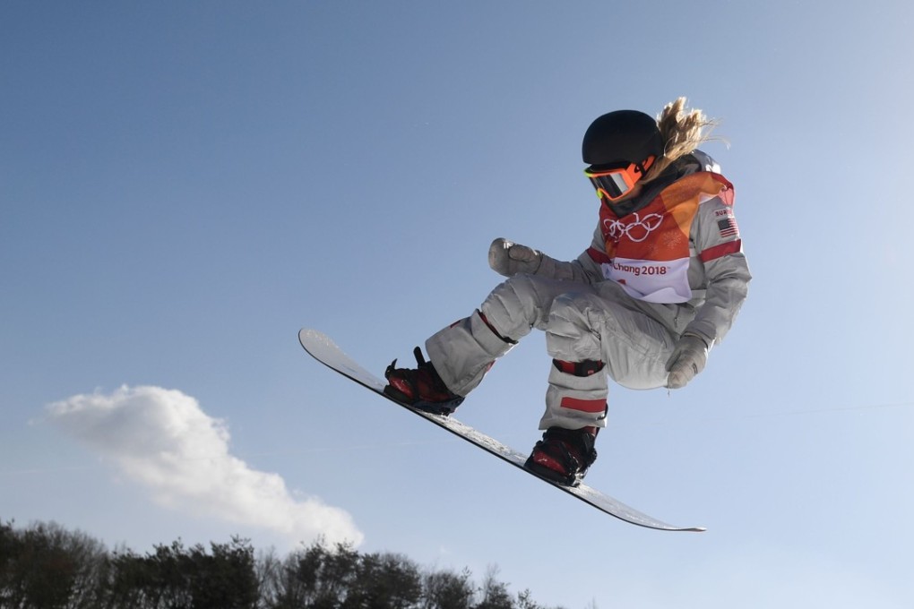 American Chloe Kim competes soars in the women’s half-pipe final. Photo: AFP