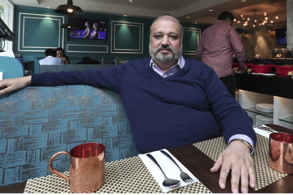 Kuldip Uppal, owner of JoJo Indian restaurant in Wan Chai, Hong Kong. Photo: Jonathan Wong