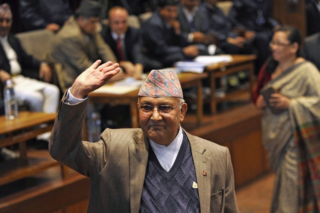 Nepal's new prime minister K.P. Sharma Oli. File photo: AFP