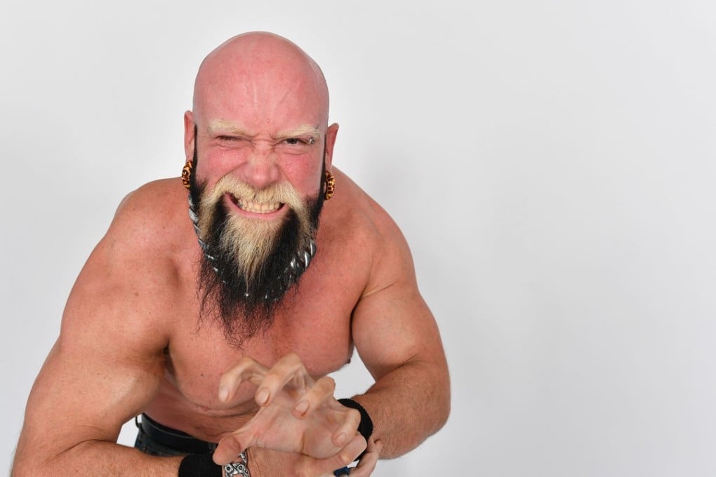 Model Chris Manns poses during a casting. Photo: AFP