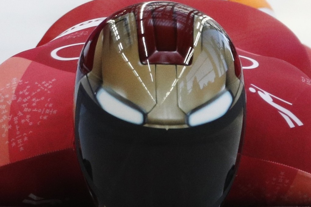 Yun Sung-bin with his “Iron Man” helmet. Photo: Reuters