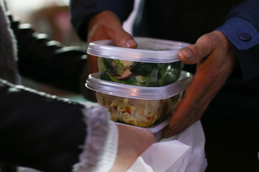 Some Chinese people ordered their Lunar New Year banquets online. Photo: AFP