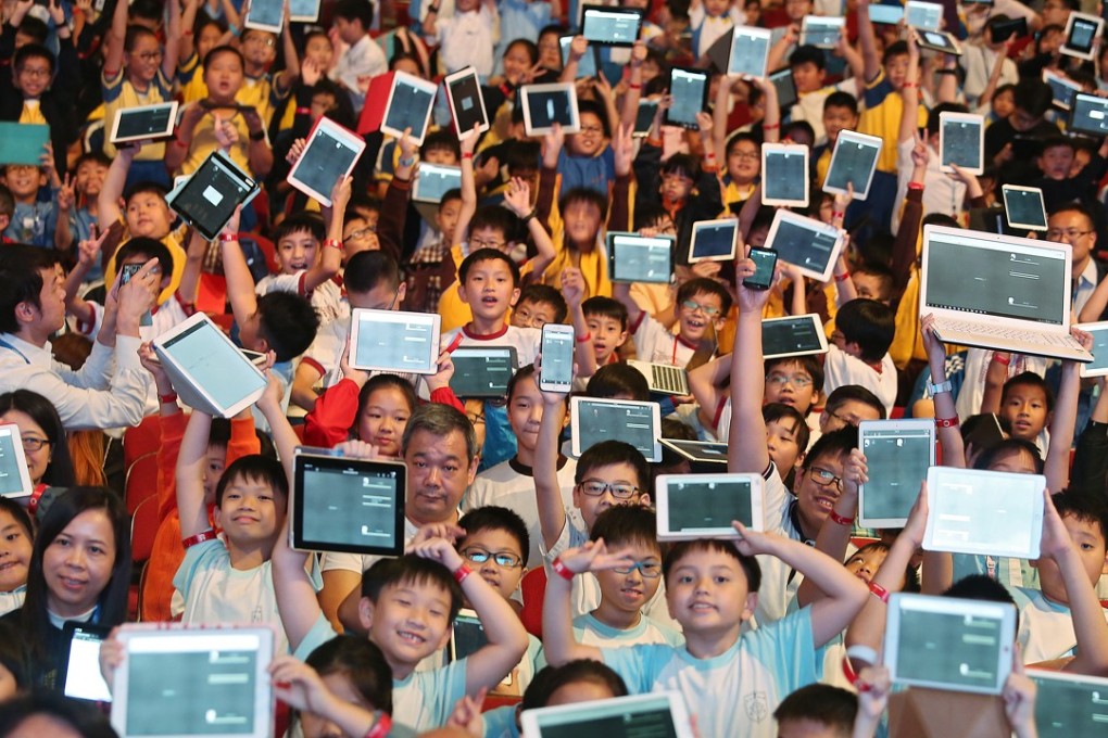 Technology Vision, an annual report by Accenture, identified five emerging technology trends that companies must address if they are to build the partnerships needed to succeed in today’s digital economy. Students at the Chinese Chess Challenge ‘1K VS AI’ Battle Day at Queen Elizabeth Stadium in Wan Chai. Photo: David Wong