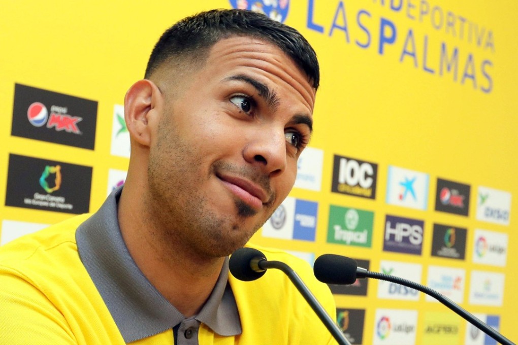 Jonathan Viera in Spain before departing for Beijing. Photo: EPA