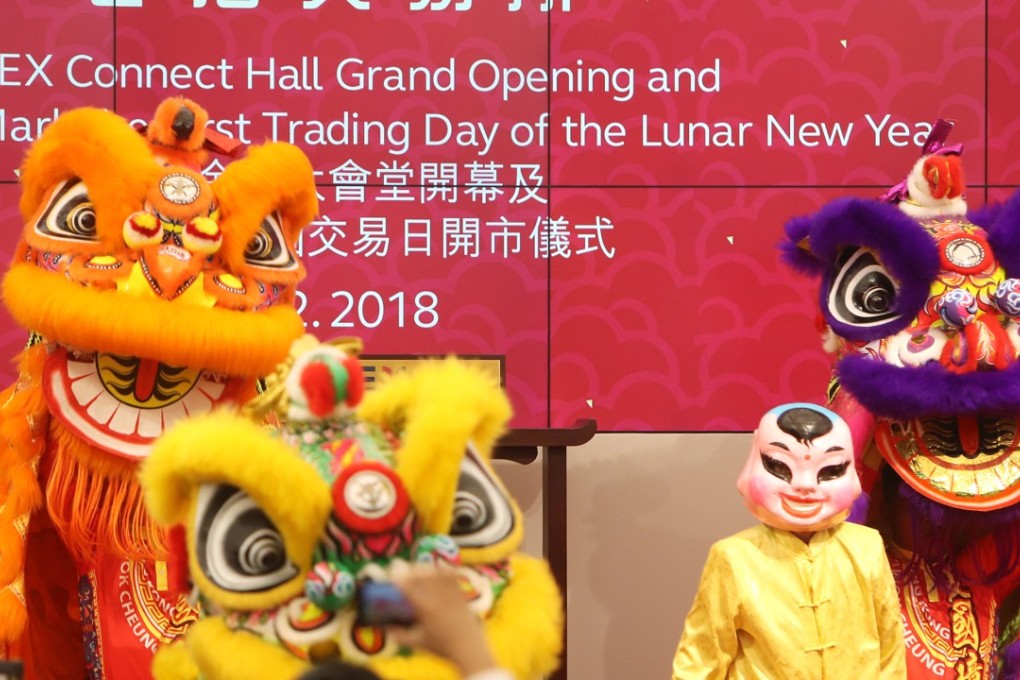 Hong Kong Exchanges and Clearing, the owner of the local futures and equities markets, say its own shares jump 1.94 per cent on Wednesday. Photo: Winson Wong