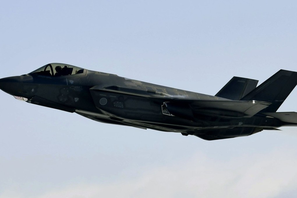 An F-35A stealth fighter of the Japanese Air Self-Defence Force takes off from its Komaki base in Komaki, central Japan. Photo: Kyodo