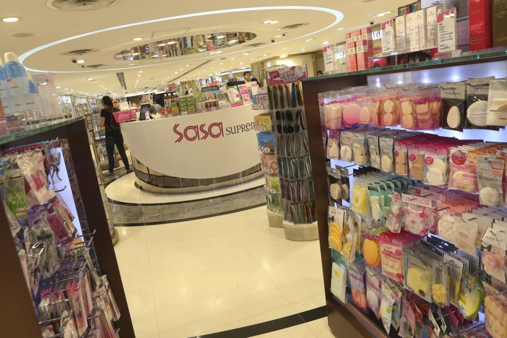 A Sasa shop in Hong Kong. The company said it would close all its stores in Taiwan after years of losses. Photo: David Wong