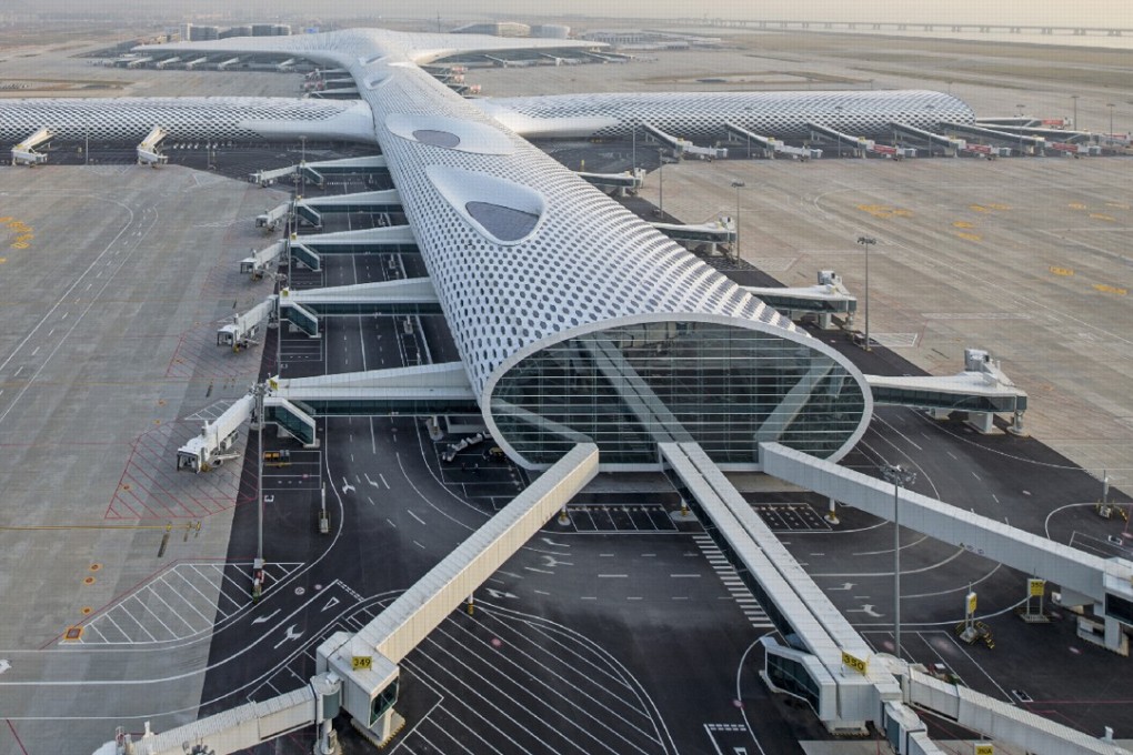 Terminal 3 of Shenzhen Baoan International Airport was designed by Studio Fuksas.