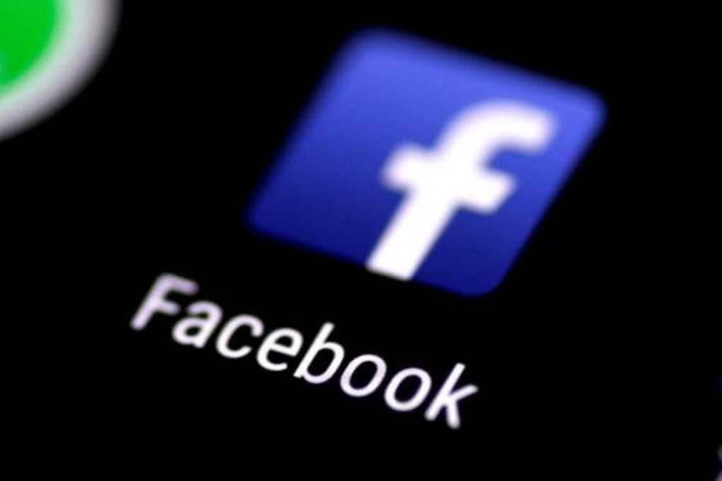The Facebook application is seen on a phone screen. File photo: Reuters