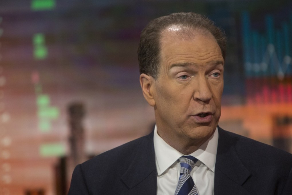 David Malpass, under secretary for international affairs at the US Department of the Treasury. Photo: Bloomberg