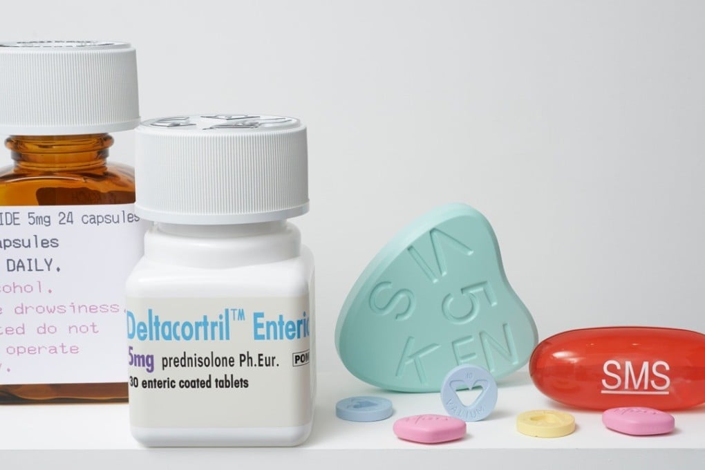 A work from Damien Hirst’s “Schizophrenogenesis” (2014) will be shown at Art Central 2018. Picture: courtesy of Paul Stolper