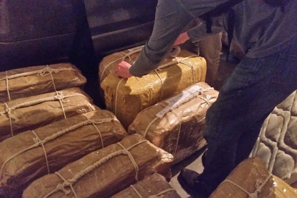 Parcels of cocaine found in the Russian embassy in Buenos Aires, Argentina. Photo: Reuters
