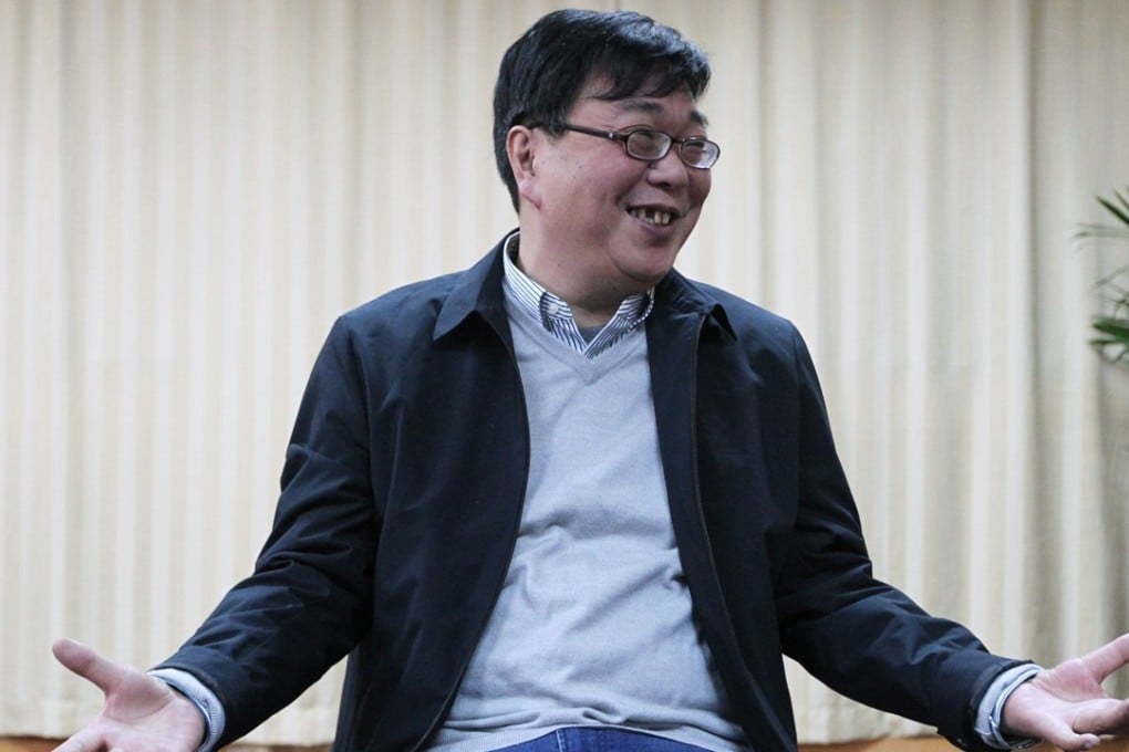 Hong Kong bookseller Gui Minhai during an interview at a detention facility in Ningbo, Zhejiang province. Photo: Simon Song