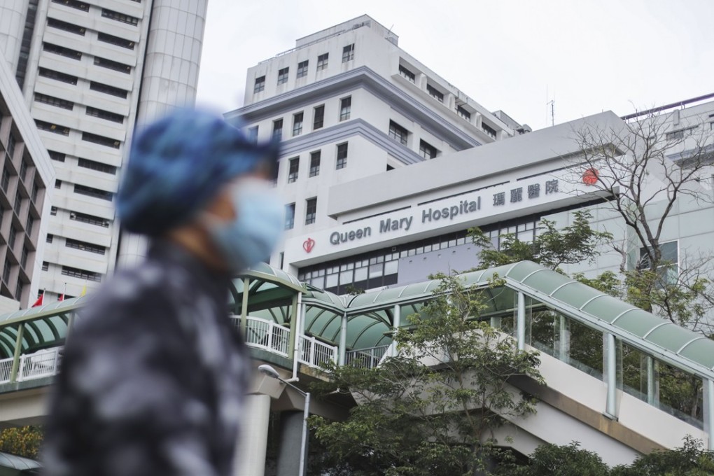 The liver transplant patient was stranded at Queen Mary Hospital in Pok Fu Lam. Photo: Winson Wong