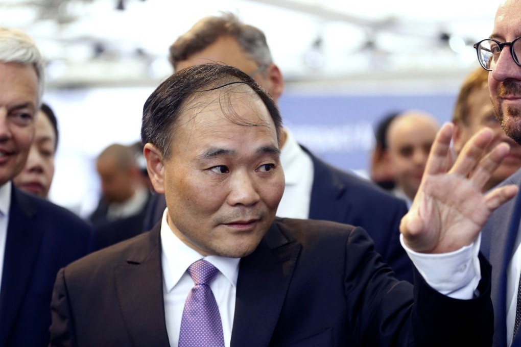 Geely chairman Li Shufu is 10th on Forbes magazine’s China Rich List, with an estimated net worth of US$16.6 billion. Photo: AFP