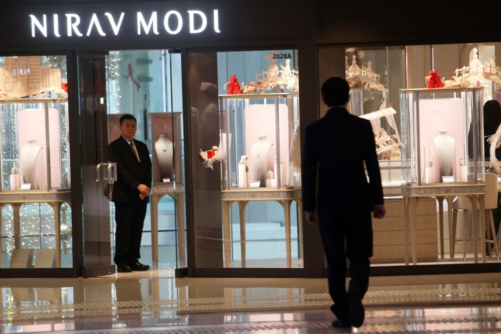 The Nirav Modi shop at IFC Mall in Central. Photo: David Wong