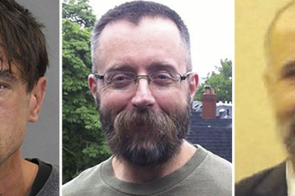 Andrew Kinsman, centre, did not fit the profile of Bruce McArthur’s other alleged victims, who police say included Dean Lisowick (partially obscured on left) and Majeed Kayhan (partially obscured on right). Photos: Toronto police via AP