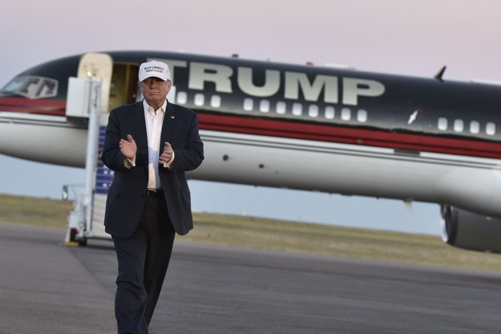 Pilot John Dunkin flew Trump around the country on a Boeing 757 during the 2016 campaign. File photo: AFP