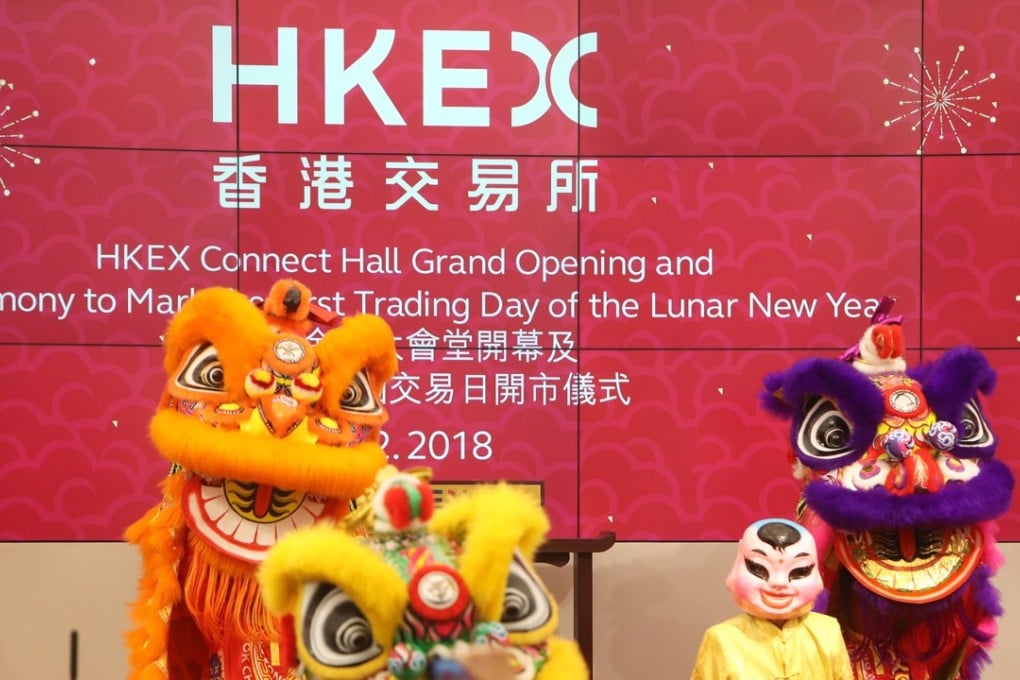 Hong Kong Exchanges and Clearing (HKEX), the bourse operator, was the bigger contributor on Monday, adding 37 points to the benchmark index. It rose 3.50 per cent to HK$295.80. Photo: Winson Wong