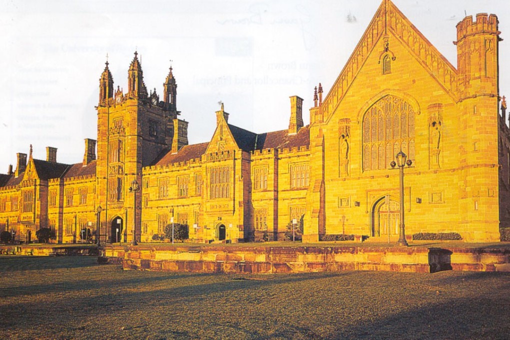 Sydney University is shown in this undated publicity picture. Photo: handout