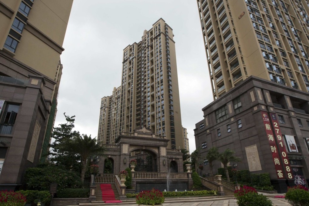 New residential buildings for sale near the Qianhai special economic zone. Photo: Reuters