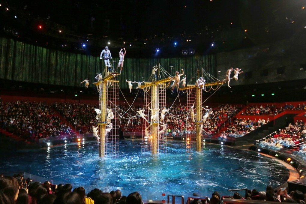 A scene from The House of Dancing Water at City of Dreams in Macau. Photo: Xiaomei Chen