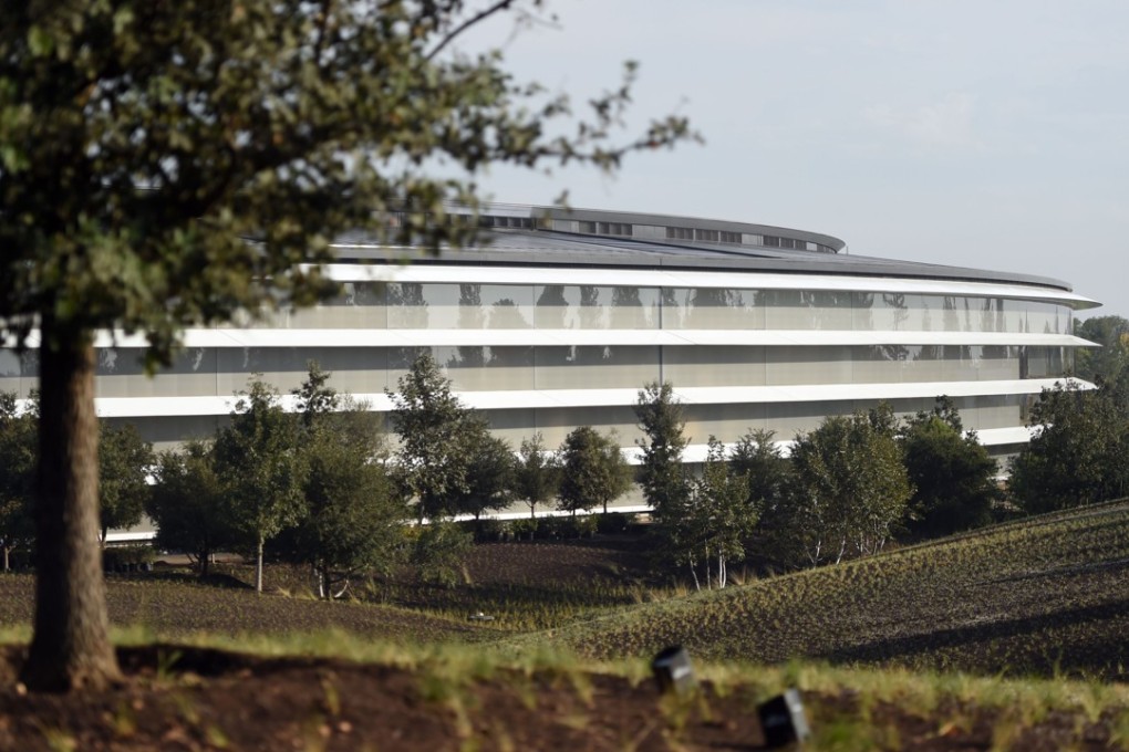 Apple's new headquarters building in Cupertino, California. Photo: AFP/Josh Edelson