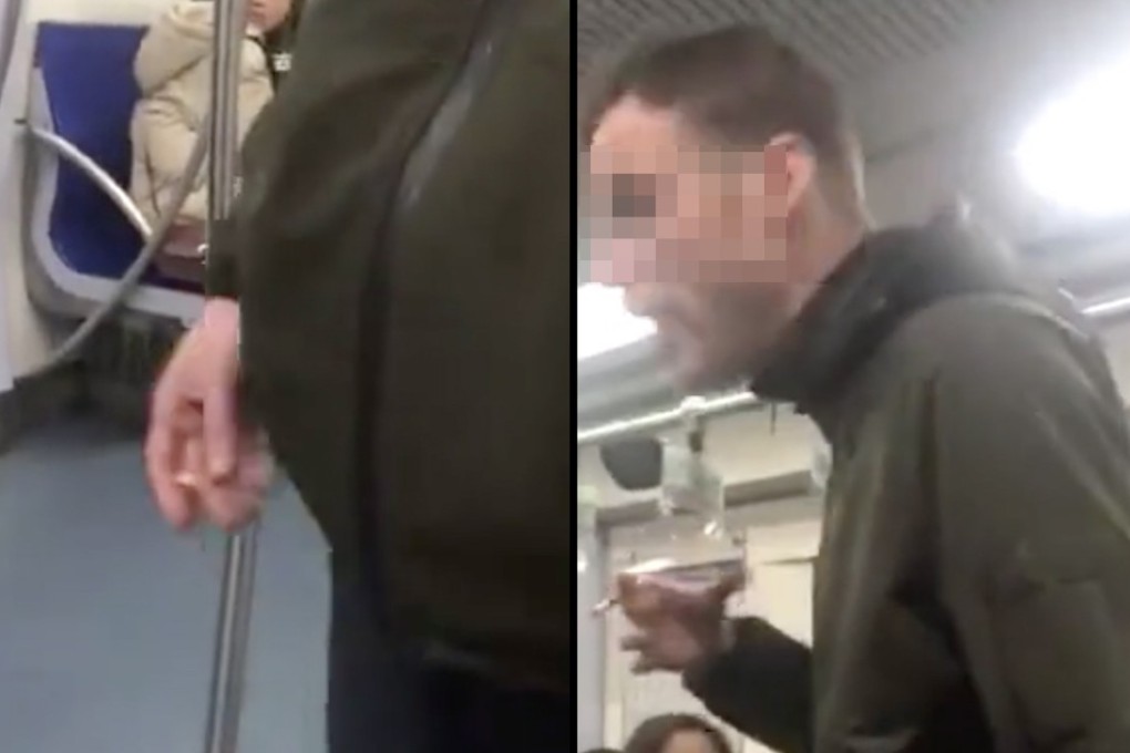 A foul-mouthed row on a Beijing subway train was sparked by a foreign man refusing to put out his cigarette. Photo: Dbw.cn