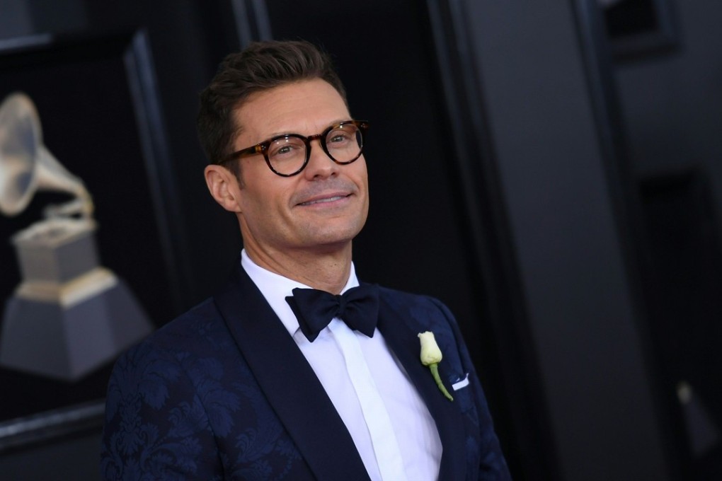 Ryan Seacrest arrives for the 60th Grammy Awards on January 28, 2018, in New York. Photo: AFP