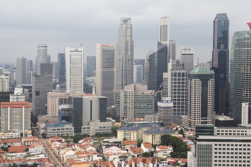 File photo of Singapore city centre. Photo: Bloomberg