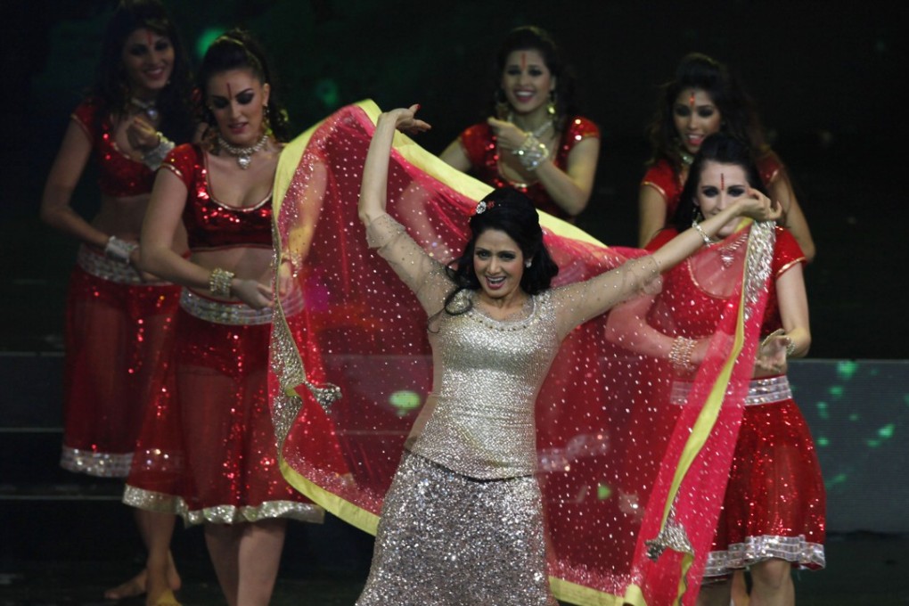 Bollywood actress Sridevi performs during the International Indian Film Academy award show in Macau in July 2013. The actress’ recent death has resulted in a media frenzy in India. Photo: AP