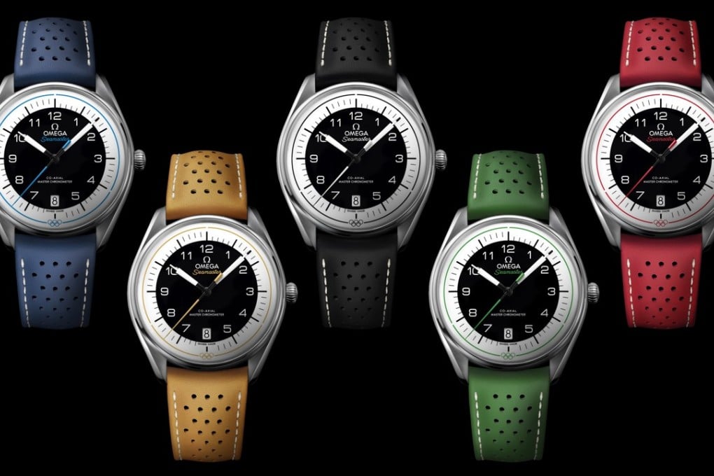 Official partner of the Olympic Games, Omega has released a limited-edition collection inspired by the colours of the Olympic rings.