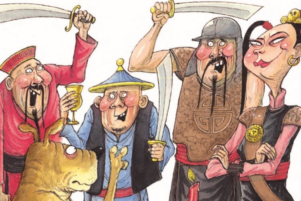 Desmond meets the pirate queen Ching Shih in The Tale of Desmond Dog. Image: Harry Harrison