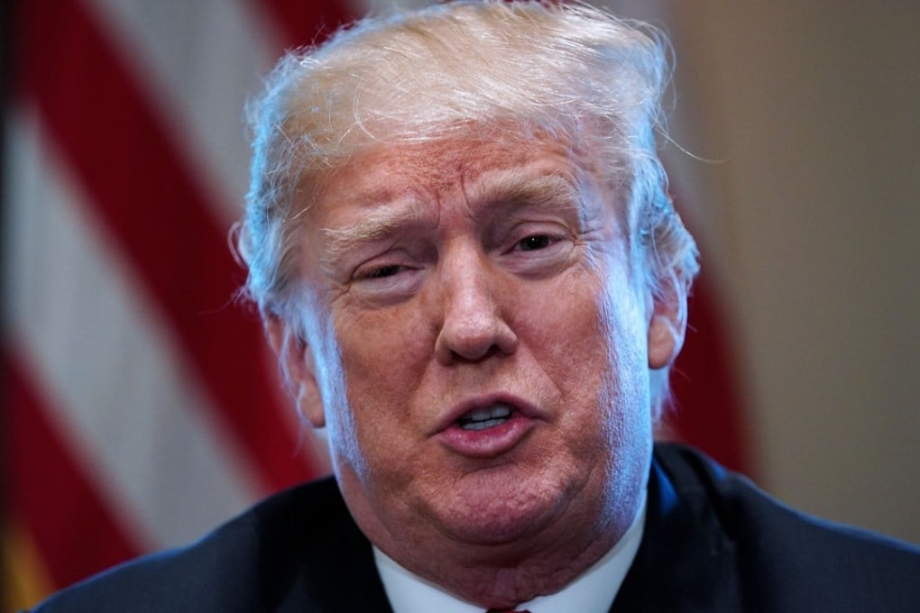 US President Donald Trump announces his proposed steel and aluminium tariffs. Photo: AFP