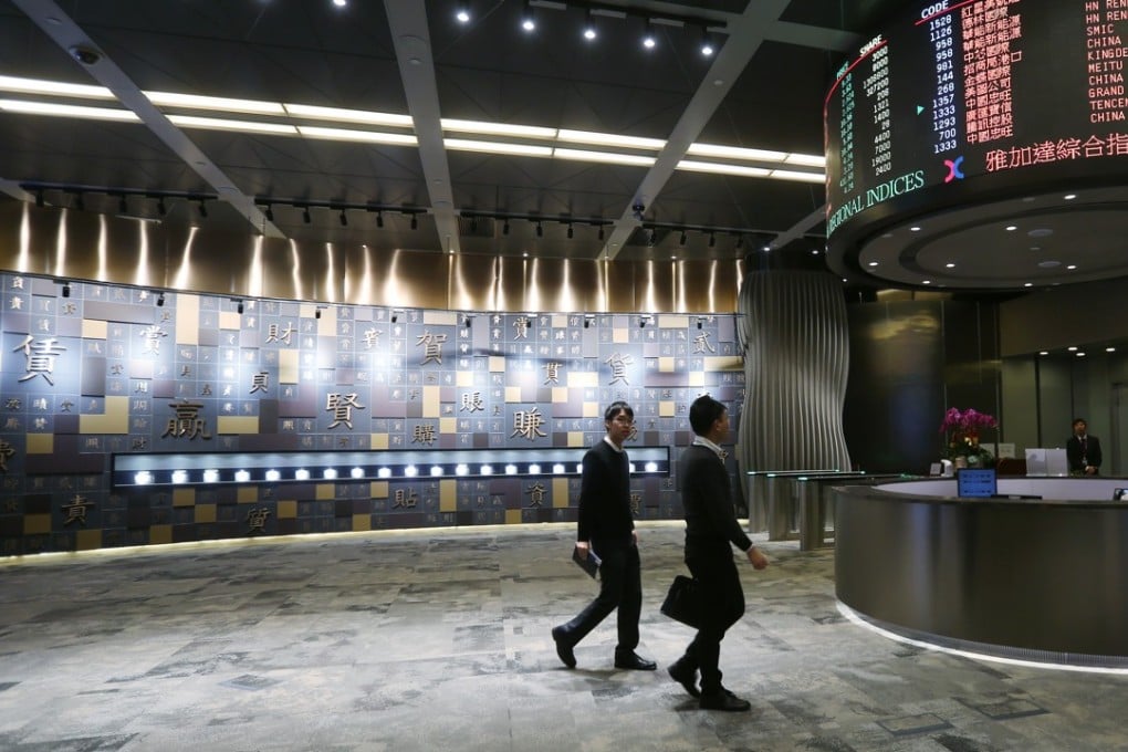 The Hong Kong stock exchange opened its new exhibition and conference hall with fanfare. Photo: Xiaomei Chen
