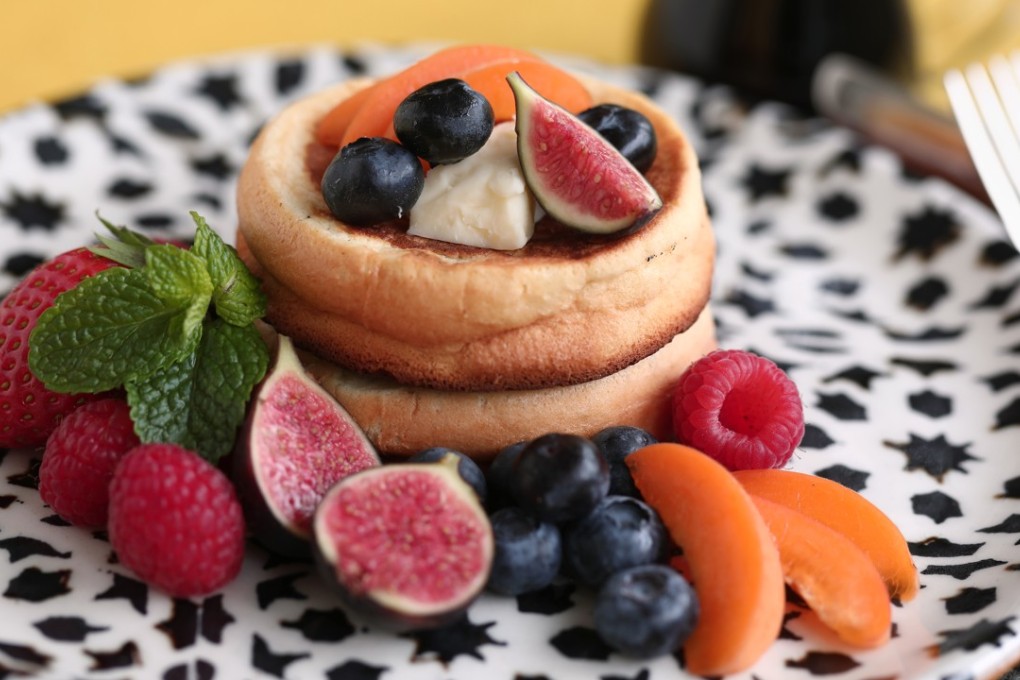 Susan Jung’s delicious sour cream souffle pancakes. Photography: Jonathan Wong. Styling: Nellie Ming Lee