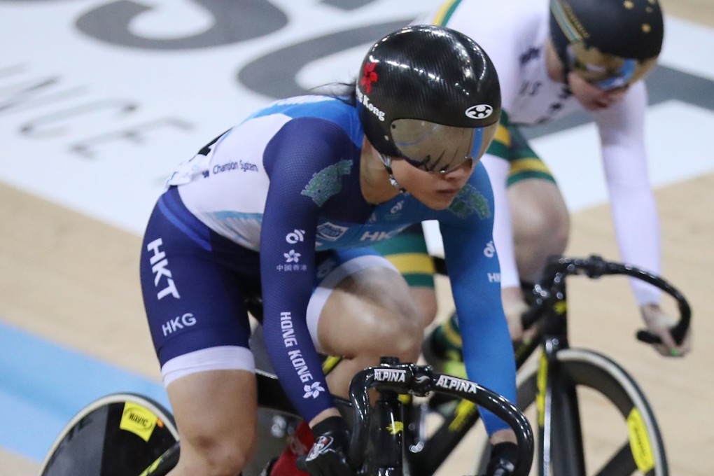 Hong Kong's Sarah Lee Wai-sze has reached the semi-final of the 200-metre sprint at the Cycling World Championships in Netherlands. Photo: Edward Wong