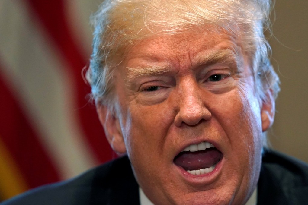 US President Donald Trump announces that the United States will impose tariffs of 25 per cent on steel imports and 10 per cent on imported aluminium. Photo: Reuters