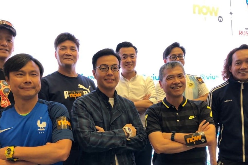 The Chinese commentators for NOW TV'S World Cup coverage. Photo: Handout